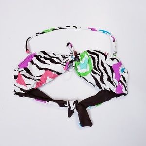Raisins bandeau swim bikini top